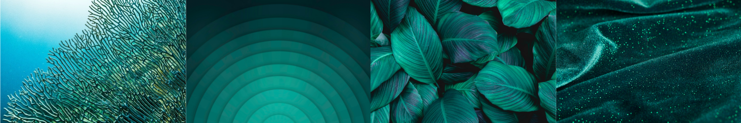 An abstract, textured image in different shades of green. 