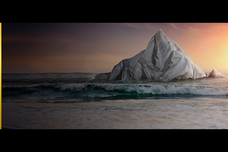 Iceberg bolsa plástico
